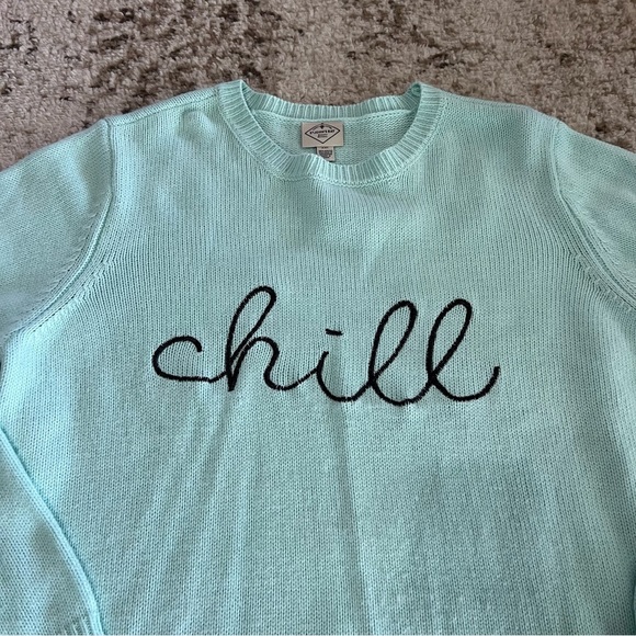 St John’s Bay Chill Mint Green Crewneck Pullover Knit Sweater size XXL - Picture 3 of 6